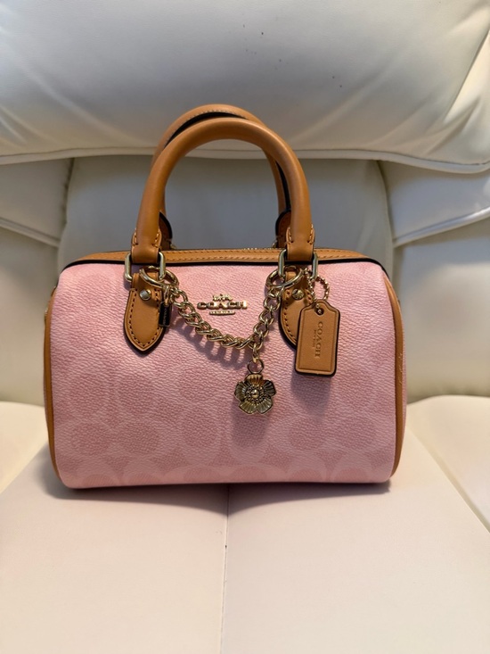 Coach Handbags - Mini Coach Rowan with minor scuff Charm